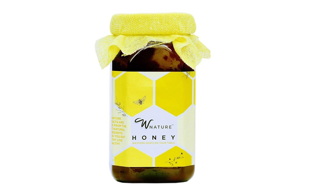 Wnature Honey    Glass Jar  1 kilogram